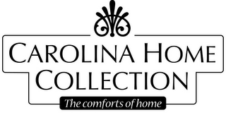CAROLINA HOME COLLECTION THE COMFORTS OF HOME logo