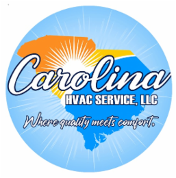 CAROLINA HVAC SERVICE, LLC WHERE QUALITY MEETS COMFORT. logo