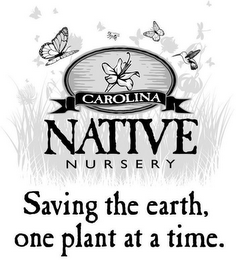 CAROLINA NATIVE NURSERY SAVING THE EARTH, ONE PLANT AT A TIME logo