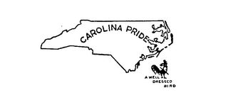 CAROLINA PRIDE A WELL DRESSED BIRD logo