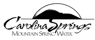 CAROLINA SPRINGS MOUNTAIN SPRING WATER logo