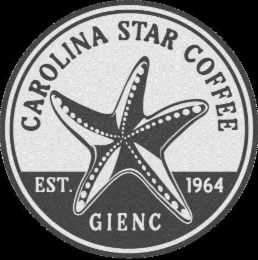 CAROLINA STAR COFFEE EST. 1964 GIENC logo