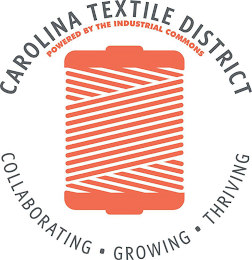 CAROLINA TEXTILE DISTRICT COLLABORATING • GROWING • THRIVING POWERED BY THE INDUSTRIAL COMMONS logo