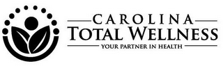 CAROLINA TOTAL WELLNESS YOUR PARTNER INHEALTH logo