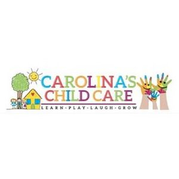 CAROLINA'S CHILD CARE LEARN - PLAY - LAUGH - GROW logo