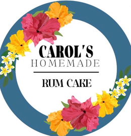 CAROL'S HOMEMADE RUM CAKE logo