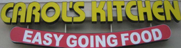CAROL'S KITCHEN EASY GOING FOOD logo
