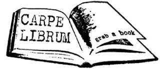 CARPE LIBRUM GRAB A BOOK logo