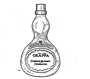 CARPENE' MALVOLTI FINE VECCHIA GRAPPA CARPENE' MALVOLTI CONEGLIANO logo