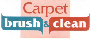 CARPET BRUSH & CLEAN logo
