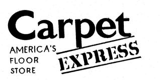 CARPET EXPRESS AMERICA'S FLOOR STORE logo