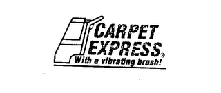 CARPET EXPRESS WITH A VIBRATING BRUSH! logo