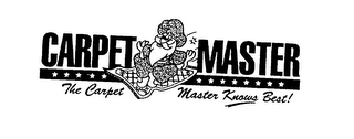CARPET MASTER THE CARPET MASTER KNOWS BEST! logo