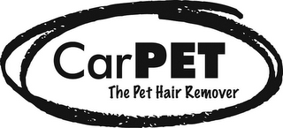 CARPET THE PET HAIR REMOVER logo