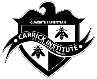 CARRICK INSTITUTE FOR GRADUATE STUDIES QUAERITE SAPIENTIAM logo