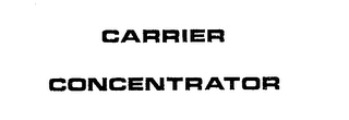 CARRIER CONCENTRATOR logo