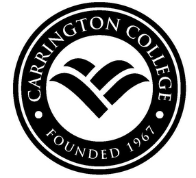 CARRINGTON COLLEGE FOUNDED 1967 logo