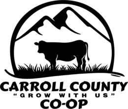 CARROLL COUNTY "GROW WITH US" CO-OP logo