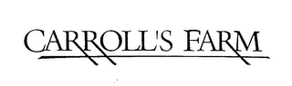 CARROLL'S FARM logo