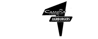 CARROLS A SERVING A SECOND HAMBURGERS logo