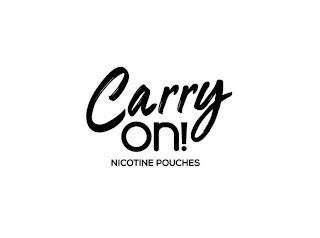 CARRY ON! NICOTINE POUCHES logo