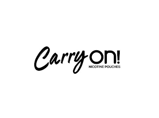 CARRY ON! NICOTINE POUCHES logo