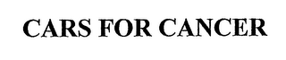 CARS FOR CANCER logo