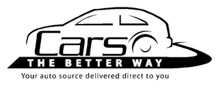 CARS THE BETTER WAY YOUR AUTO SOURCE DELIVERED DIRECT TO YOU logo