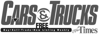 CARS & TRUCKS FREE BUY · SELL · TRADE ·NEW LISTING WEEKLY EL PASO TIMES logo