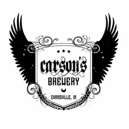 CARSON'S BREWERY EVANSVILLE, IN logo