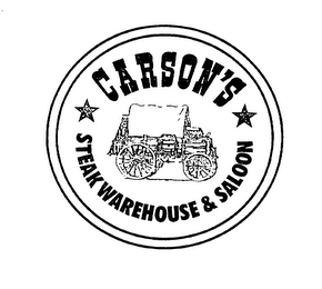 CARSON'S STEAK WAREHOUSE SALOON logo