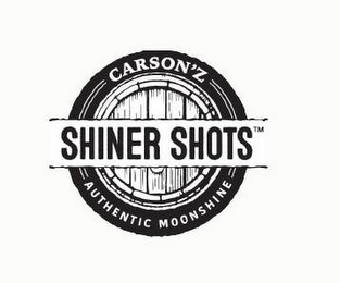 CARSON'Z SHINER SHOTS AUTHENTIC MOONSHINE logo