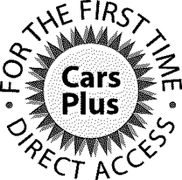 CARSPLUS FOR THE FIRST TIME DIRECT ACCESS logo