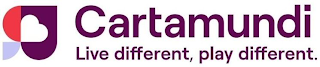 CARTAMUNDI LIVE DIFFERENT , PLAY DIFFERENT. logo