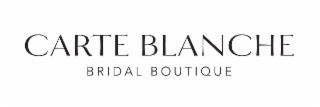CARTE BLANCHE BRIDAL BOUTIQUE logo