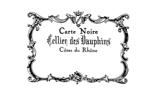 CARTE NOIRE CELLIER DES DAUPHINS COTES DU RHONE COURT logo