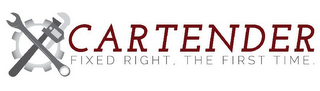 CARTENDER FIXED RIGHT, THE FIRST TIME. logo