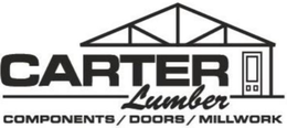 CARTER LUMBER COMPONENTS/DOORS/MILLWORK logo