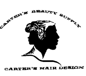 CARTER'S BEAUTY SUPPLY CARTER'S HAIR DESIGN logo