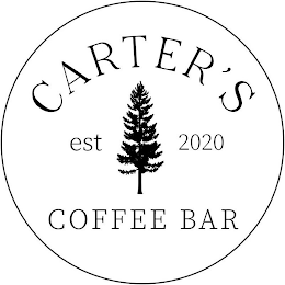 CARTER'S COFFEE BAR EST 2020 logo