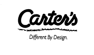CARTER'S DIFFERENT BY DESIGN. logo