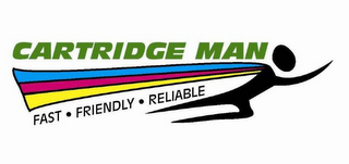 CARTRIDGE MAN FAST · FRIENDLY · RELIABLE logo