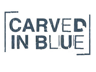 CARVED IN BLUE logo