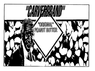 "CARVERBRAND" "ORIGINAL" PEANUT BUTTER logo
