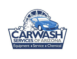 CARWASH SERVICES OF ARIZONA EQUIPMENT SERVICE CHEMICAL logo