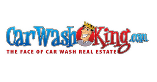 CARWASHKING.COM THE FACE OF CAR WASH REAL ESTATE logo