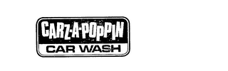 CARZ-A-POPPIN CAR WASH logo