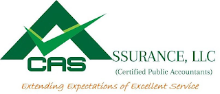 CAS ASSURANCE, LLC (CERTIFIED PUBLIC ACCOUNTANTS) EXTENDING EXPECTATIONS OF EXCELLENT SERVICE logo