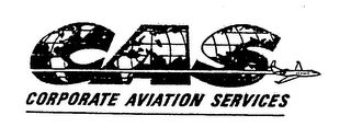 CAS CORPORATE AVIATION SERVICES logo