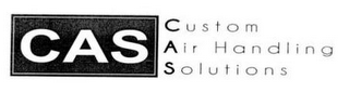 CAS CUSTOM AIR HANDLING SOLUTIONS logo